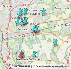 Mappa SP 14, 20096 Pioltello MI, Italia (4.07)