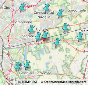 Mappa SP 14, 20096 Pioltello MI, Italia (4.21727)