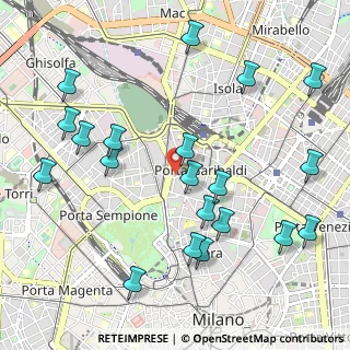 Mappa Via Pontida, 20121 Milano MI, Italia (1.201)