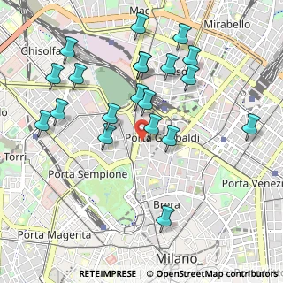 Mappa Via Pontida, 20121 Milano MI, Italia (1.049)