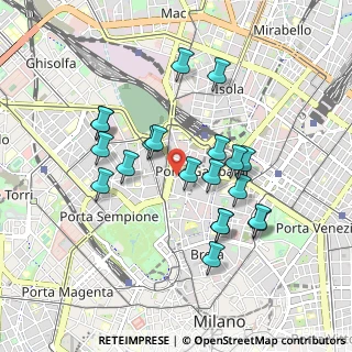 Mappa Via Pontida, 20121 Milano MI, Italia (0.8385)