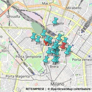 Mappa Via Pontida, 20121 Milano MI, Italia (0.6455)