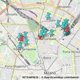 Mappa Via Pontida, 20121 Milano MI, Italia (1.0565)