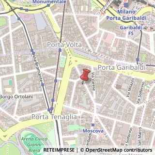 Mappa Via Alessandro Volta, 9, 20121 Milano, Milano (Lombardia)