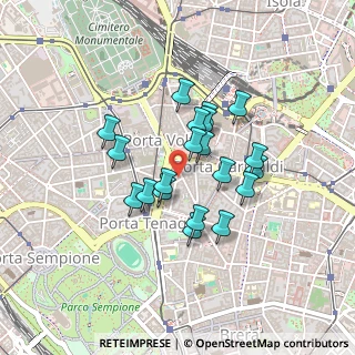 Mappa Via Pontida, 20121 Milano MI, Italia (0.334)