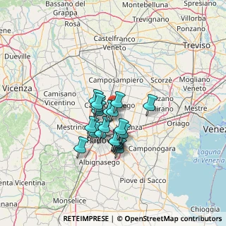 Mappa Strada Regionale, 35011 Campodarsego PD, Italia (9.0935)
