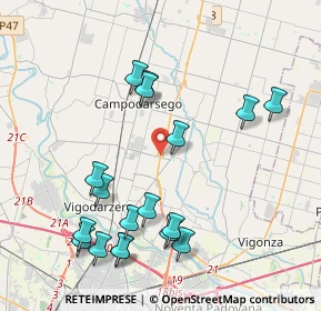 Mappa Strada Regionale, 35011 Campodarsego PD, Italia (4.40111)