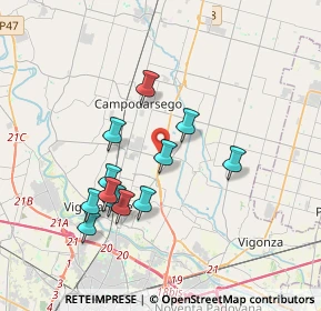 Mappa Strada Regionale, 35011 Campodarsego PD, Italia (3.3175)