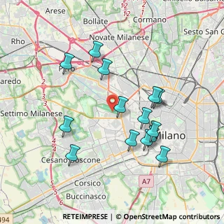 Mappa Viale F. Caprilli, 20148 Milano MI, Italia (3.625)