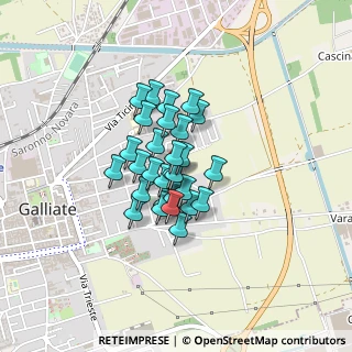 Mappa Strada Vicinale Luigi Cadorna, 28066 Galliate NO, Italia (0.25517)