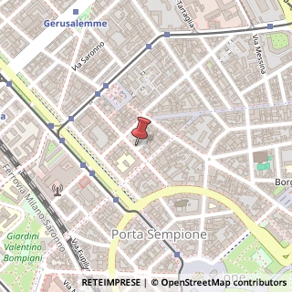 Mappa Via Francesco Londonio, 18, 20154 Milano, Milano (Lombardia)