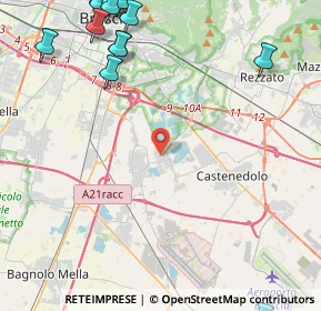 Mappa Borgosatollo, 25010 Zona Artigianale Canneto BS, Italia (7.18632)