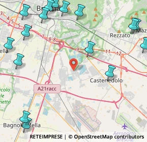 Mappa Borgosatollo, 25010 Zona Artigianale Canneto BS, Italia (6.6225)