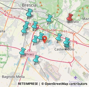 Mappa Via Dottor Raffaele de Troya, 25010 Borgosatollo BS, Italia (3.66857)