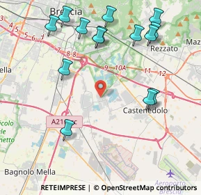 Mappa Via Dottor Raffaele de Troya, 25010 Borgosatollo BS, Italia (4.79643)