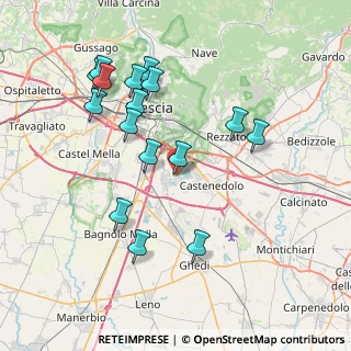 Mappa Borgosatollo, 25010 Zona Artigianale Canneto BS, Italia (7.82375)