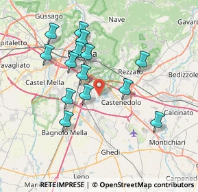 Mappa Borgosatollo, 25010 Zona Artigianale Canneto BS, Italia (6.91)