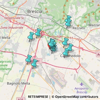 Mappa Borgosatollo, 25010 Zona Artigianale Canneto BS, Italia (2.73077)