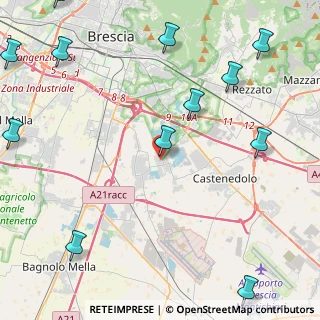 Mappa Via Dottor Raffaele de Troya, 25010 Borgosatollo BS, Italia (6.65231)