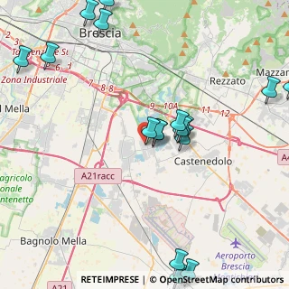 Mappa Borgosatollo, 25010 Zona Artigianale Canneto BS, Italia (5.29706)