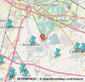 Mappa Via Dottor Raffaele de Troya, 25010 Borgosatollo BS, Italia (3.60214)