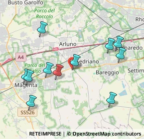 Mappa Via Piemonte, 20009 Vittuone MI, Italia (4.29182)