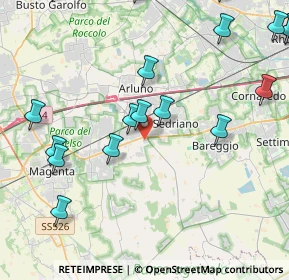 Mappa Via Piemonte, 20009 Vittuone MI, Italia (5.816)