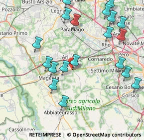 Mappa Via Piemonte, 20009 Vittuone MI, Italia (9.673)