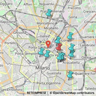 Mappa Via Galileo Galilei, 20124 Milano MI, Italia (1.7525)