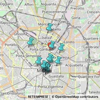 Mappa Via Galileo Galilei, 20124 Milano MI, Italia (1.63375)
