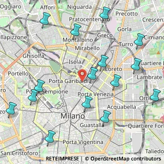 Mappa Via Galileo Galilei, 20124 Milano MI, Italia (2.88529)