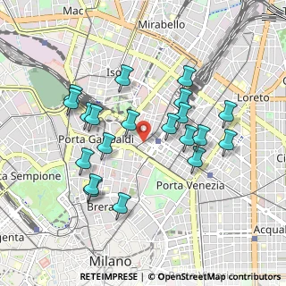 Mappa Via Galileo Galilei, 20124 Milano MI, Italia (0.892)