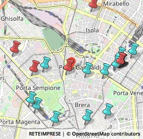 Mappa Via Alessandro Volta, 20121 Milano MI, Italia (1.253)