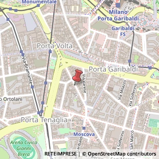 Mappa Via Privata Antonia Pozzi, 4, 20124 Milano, Milano (Lombardia)