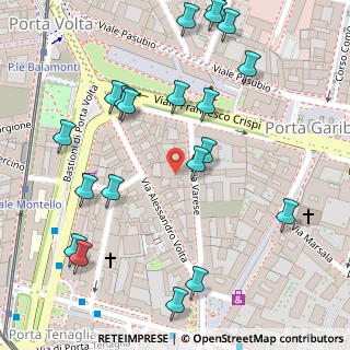 Mappa Via Alessandro Volta, 20121 Milano MI, Italia (0.158)