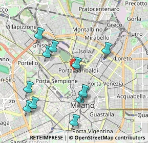 Mappa Via Varese, 20121 Milano MI, Italia (2.08333)