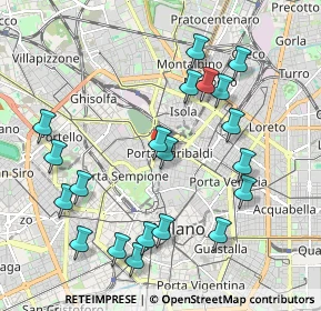Mappa Via Alessandro Volta, 20121 Milano MI, Italia (2.1815)