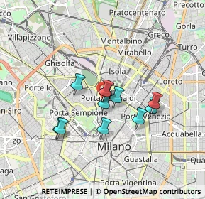 Mappa Via Varese, 20121 Milano MI, Italia (1.28545)