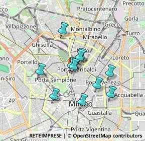 Mappa Via Varese, 20121 Milano MI, Italia (1.40091)