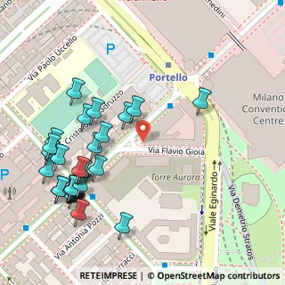 Mappa Via Flavio Gioia, 20149 Milano MI, Italia (0.15345)