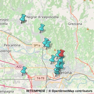 Mappa Via del Monastero, 37124 Parona VR, Italia (4.09286)
