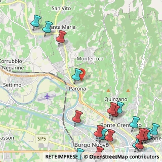 Mappa Via del Monastero, 37124 Parona VR, Italia (3.5505)