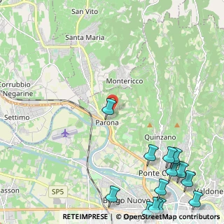 Mappa Via del Monastero, 37124 Parona VR, Italia (3.54615)