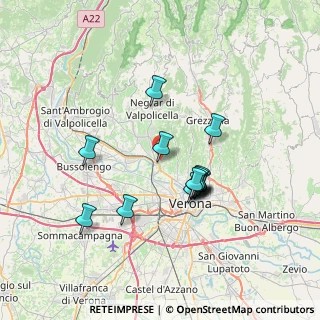Mappa Via del Monastero, 37124 Parona VR, Italia (5.99)