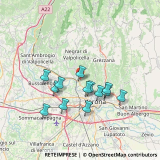 Mappa Via del Monastero, 37124 Parona VR, Italia (6.61)