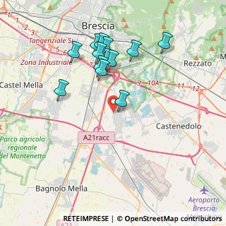 Mappa Via Aldo Moro, 25010 Borgosatollo BS, Italia (3.71846)