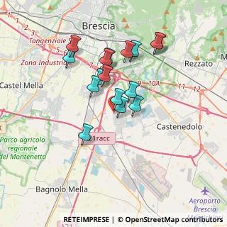 Mappa Via Aldo Moro, 25010 Borgosatollo BS, Italia (3.0525)