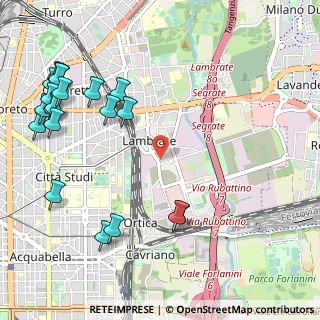 Mappa Via Gaetano Crespi, 20098 Area Industriale MI, Italia (1.401)