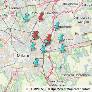 Mappa Via Gaetano Crespi, 20098 Area Industriale MI, Italia (2.84417)