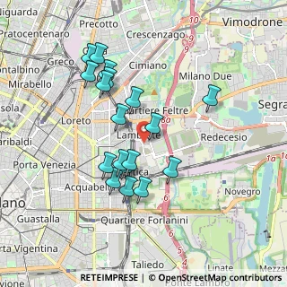 Mappa Via Gaetano Crespi, 20098 Area Industriale MI, Italia (1.67)